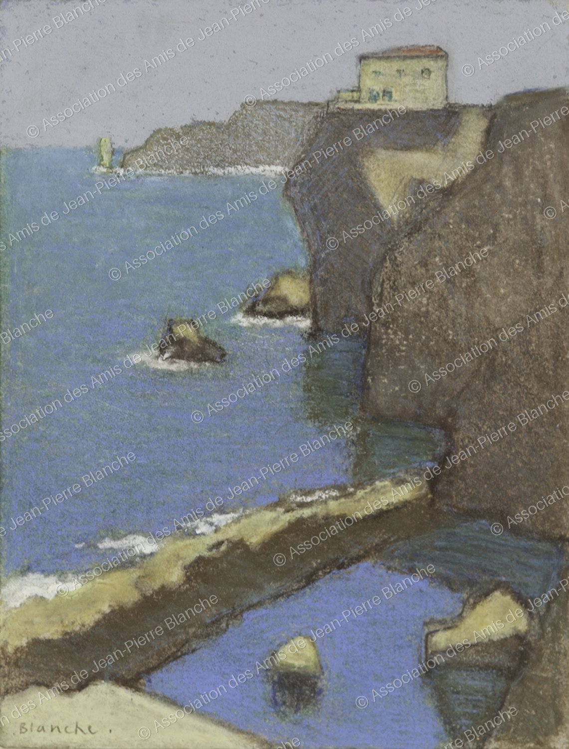 maison sur la falaise