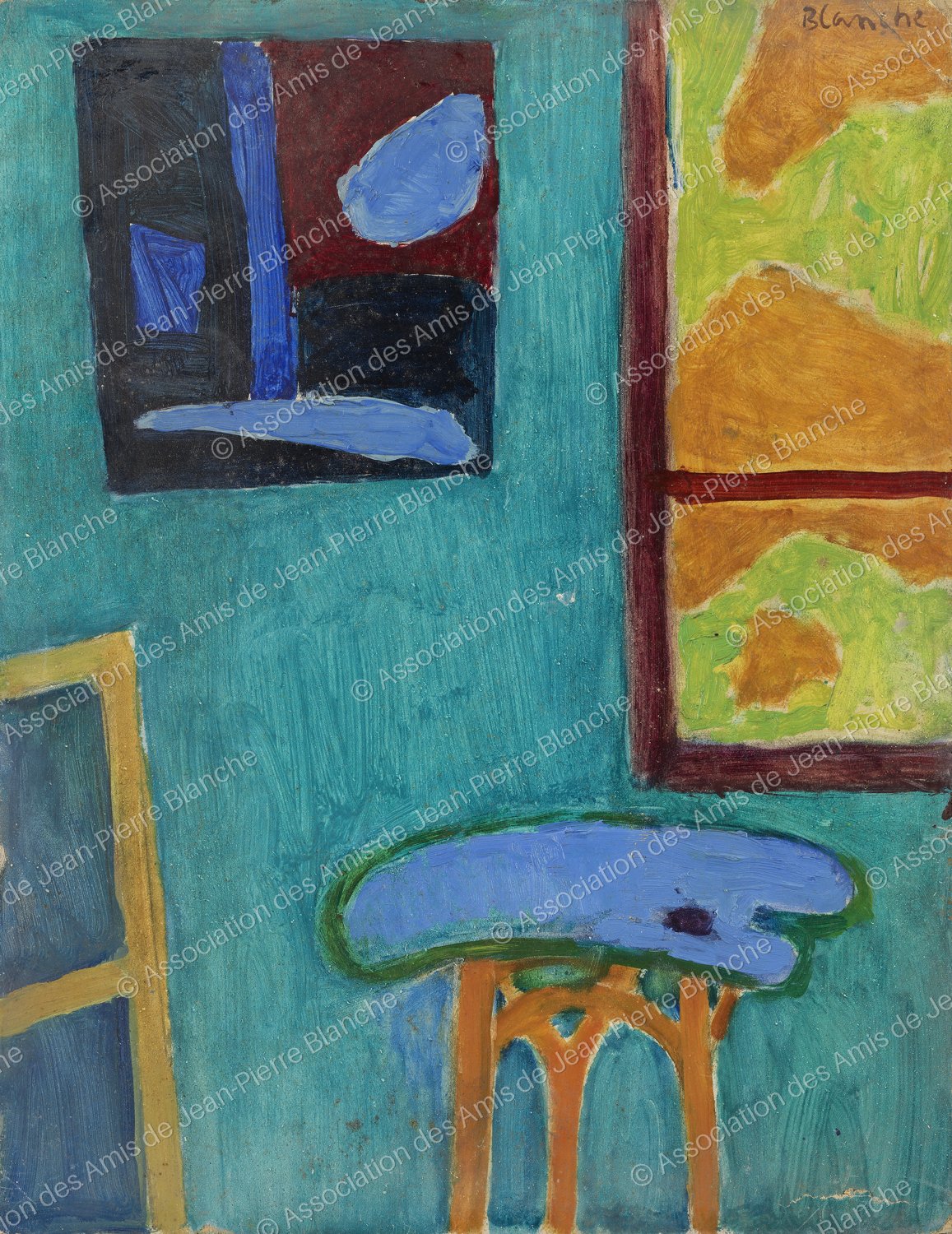 Palette bleue