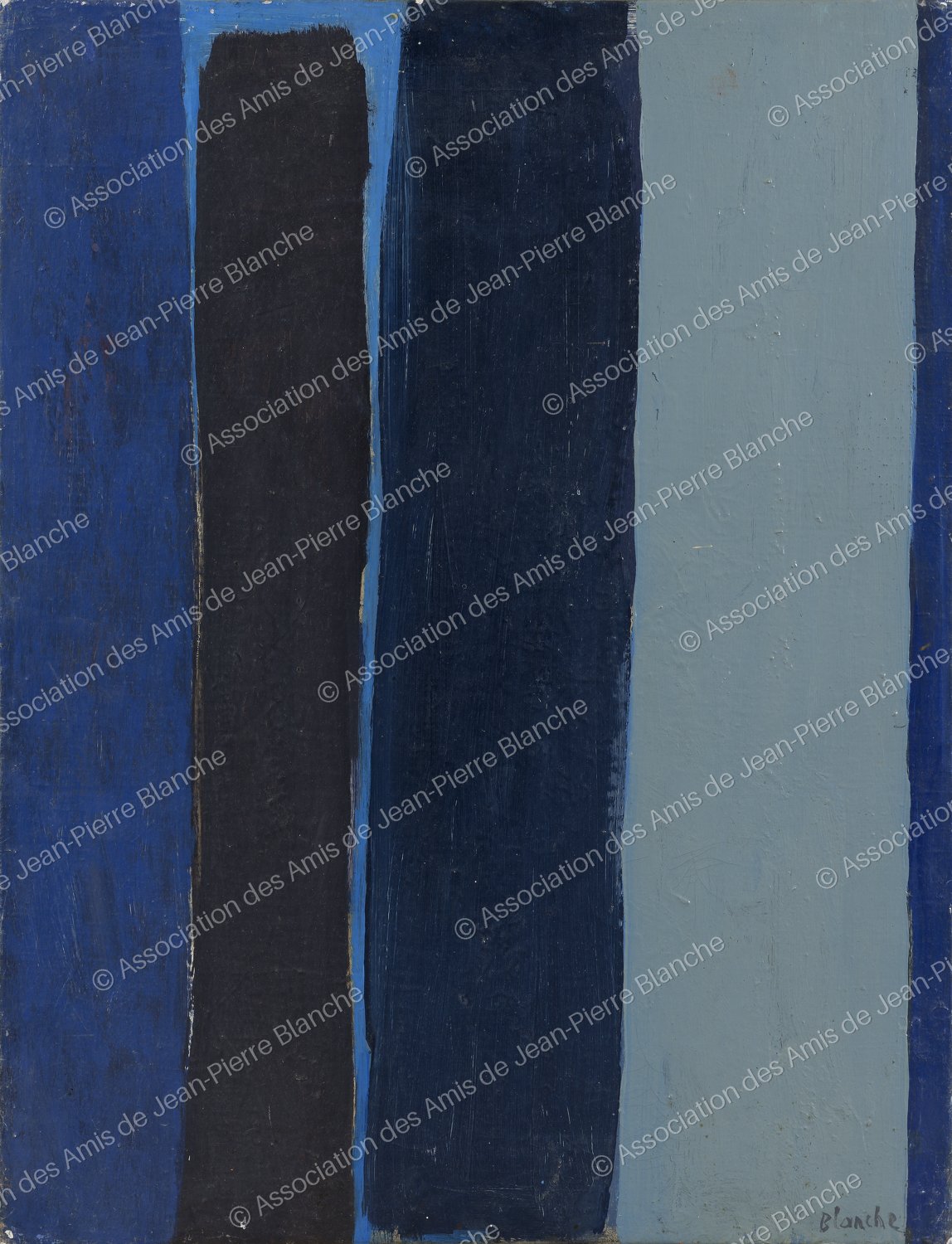 Bleue et grise