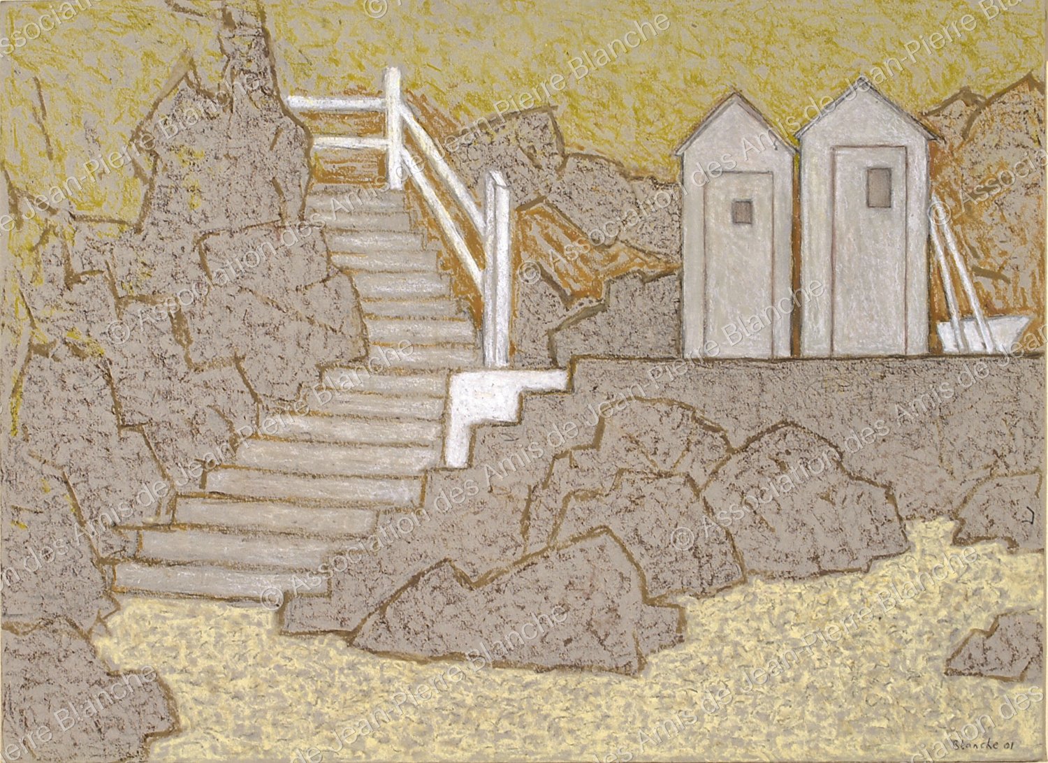 Escalier et cabines petites salinette
